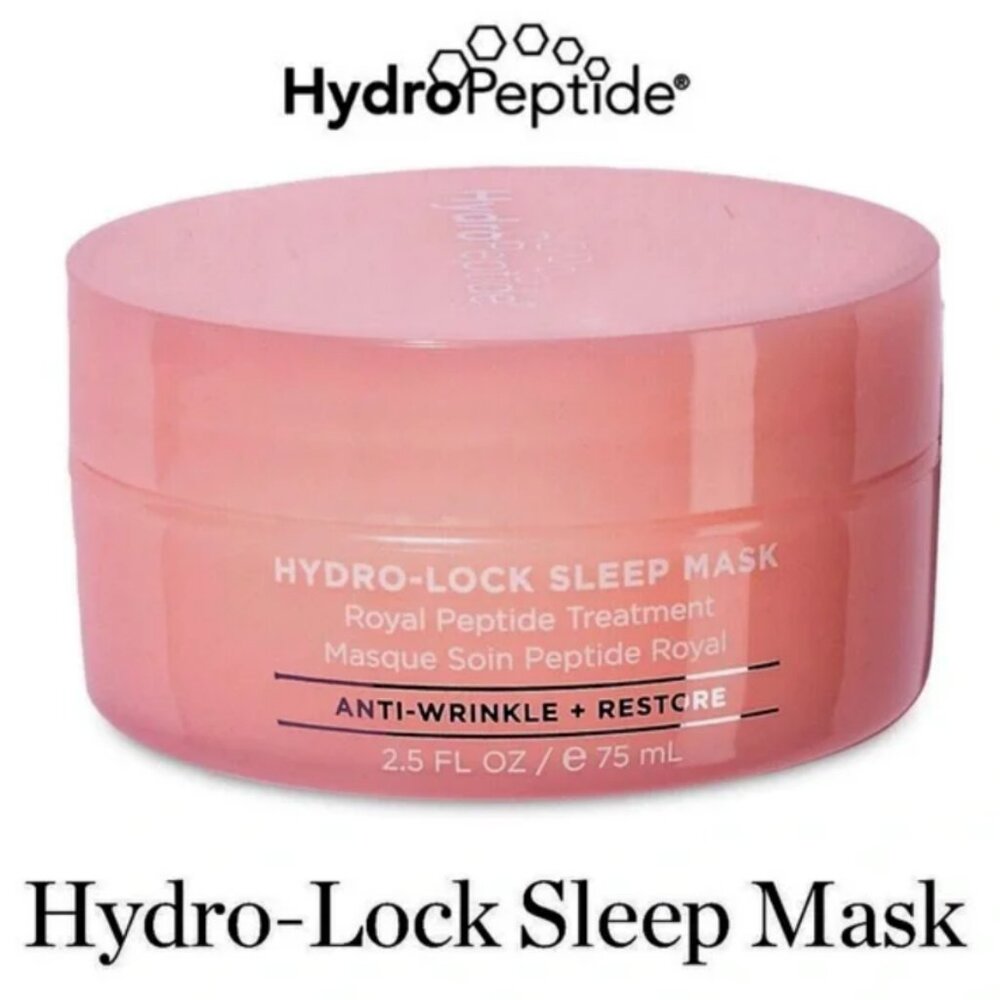 Hydropeptide Hydro-Lock Sleep Mask - Full Size 2.5oz. New in Box